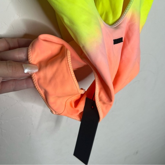 TRIANGL Ombre Rainbow One Piece Low Back Swim Suit NWT - Picture 8 of 11